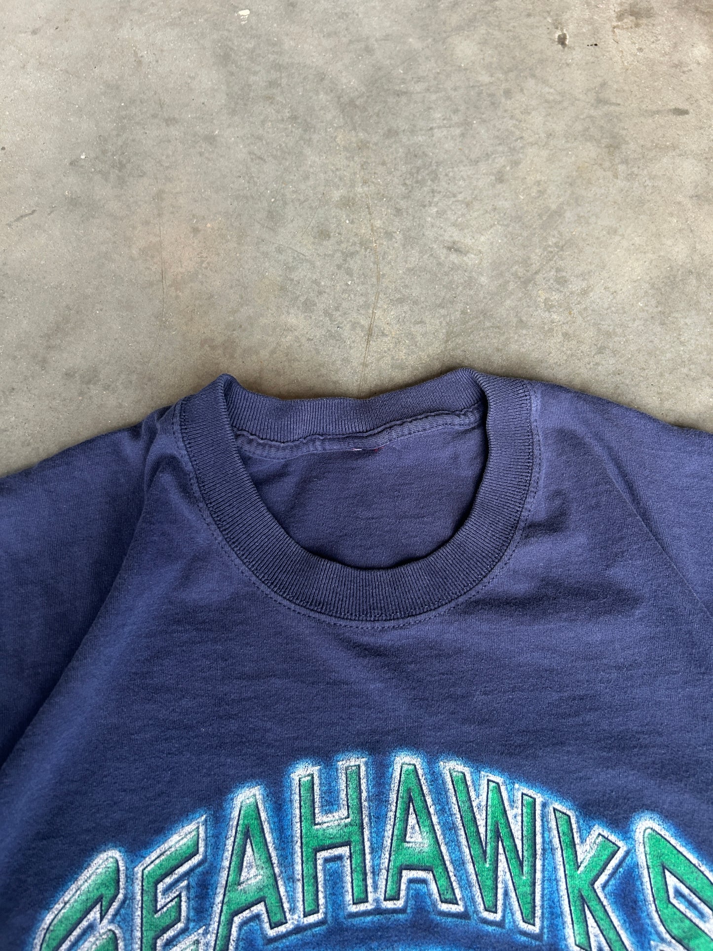 Seattle Seahawks Throwback Logo Heavyweight Tee (XL)