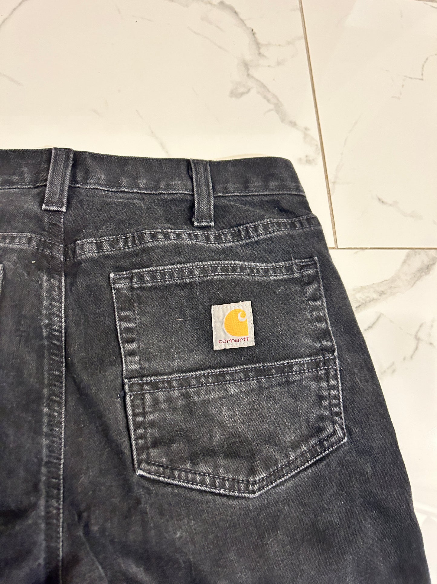 Black Carhartt Relaxed Fit Jeans (33x32)