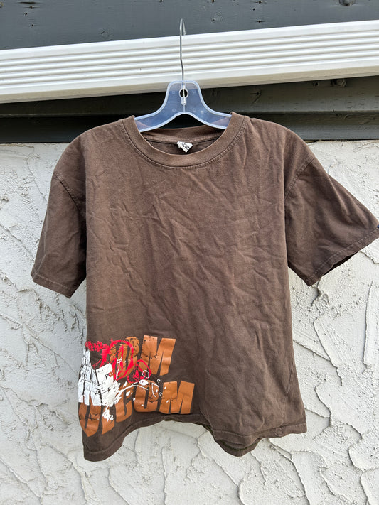 Y2K Brown Volcom Graphic Tee (M)
