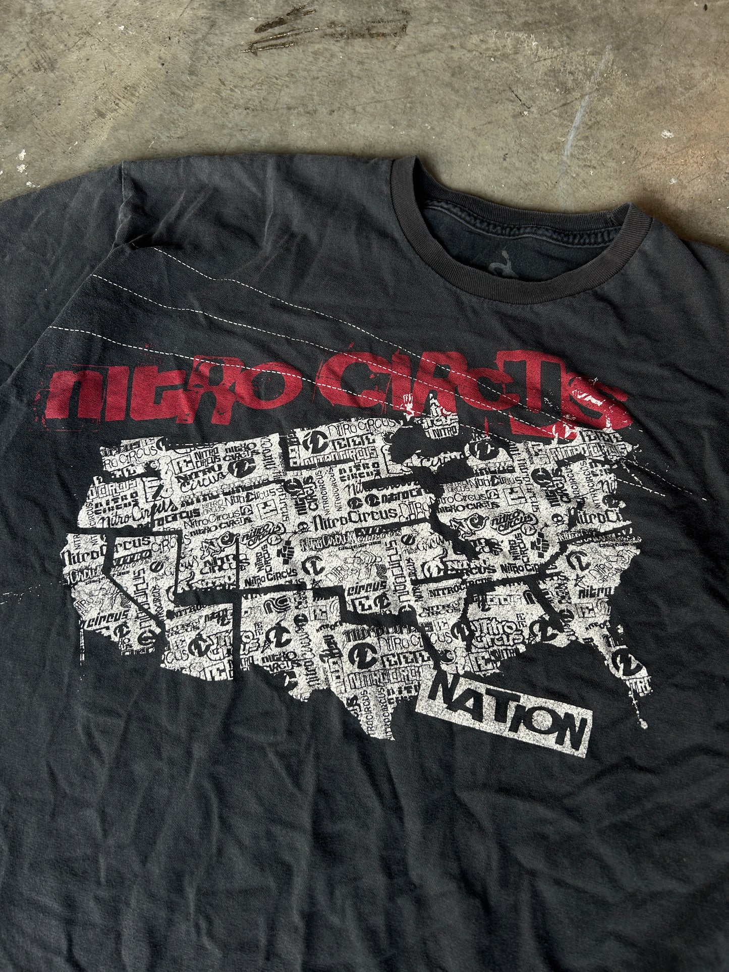 Faded Nitro Circus Nation US Tee (XL)