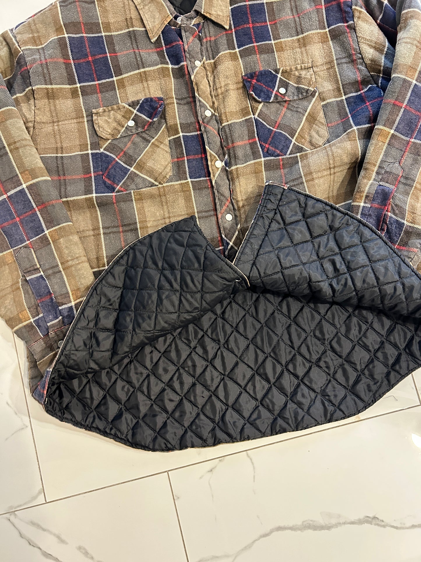 Marks Work Quilt Lined Snap Flannel (2XL)