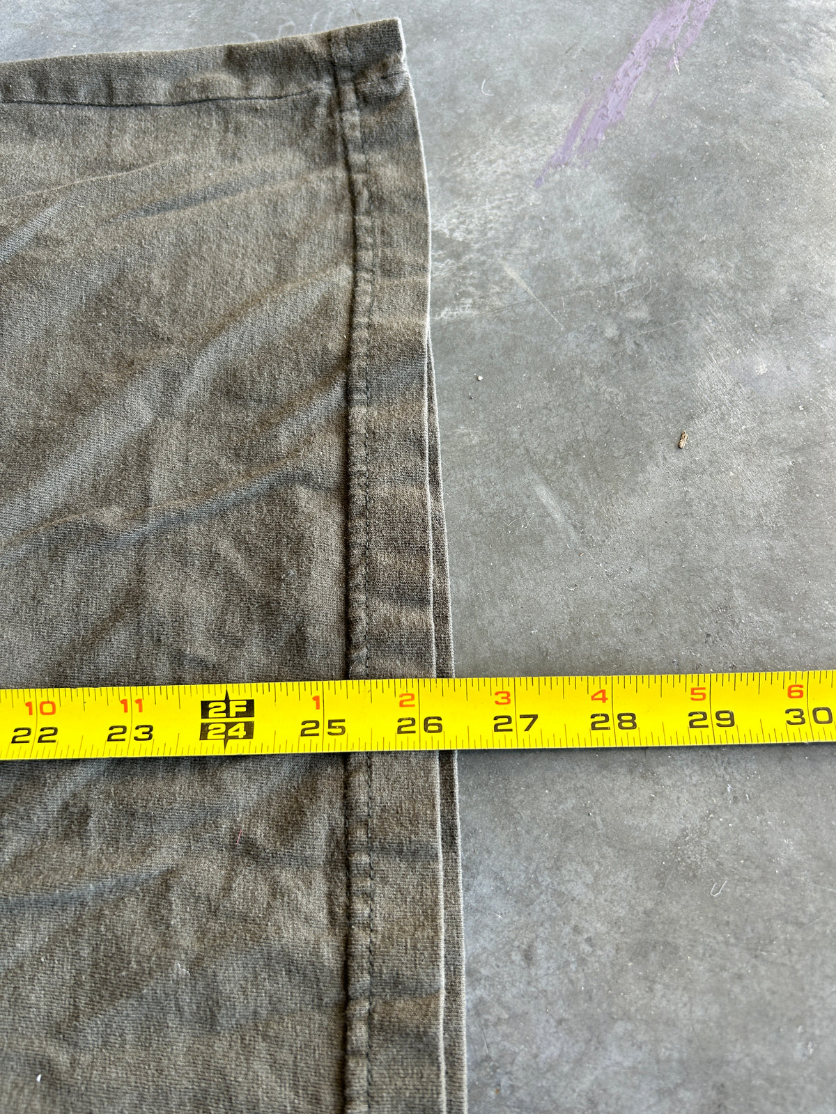 Y2K West49 Olive Green Tee (M)