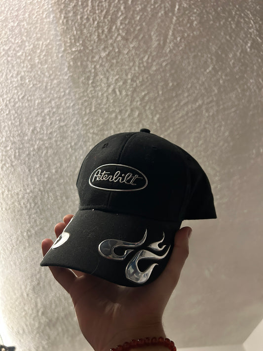 Peterbilt Metallic Flames Adjustable Hat