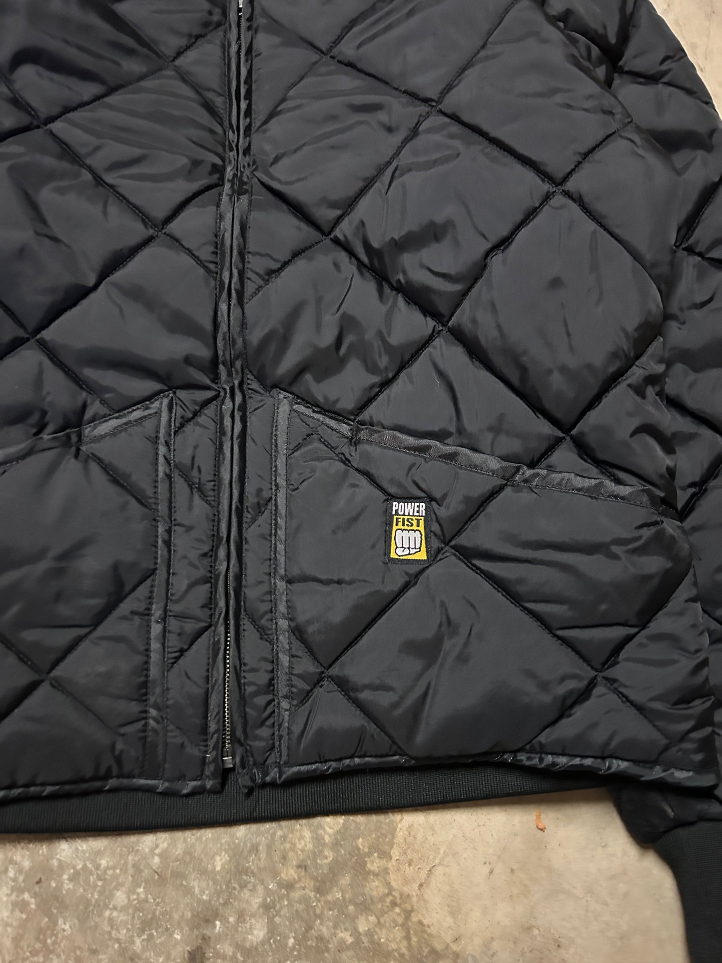 Power Fist Insulated Quilt Zip Jacket (M)