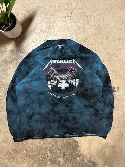 Metallica Master of Puppets Tie Dye LS Shirt (XL)