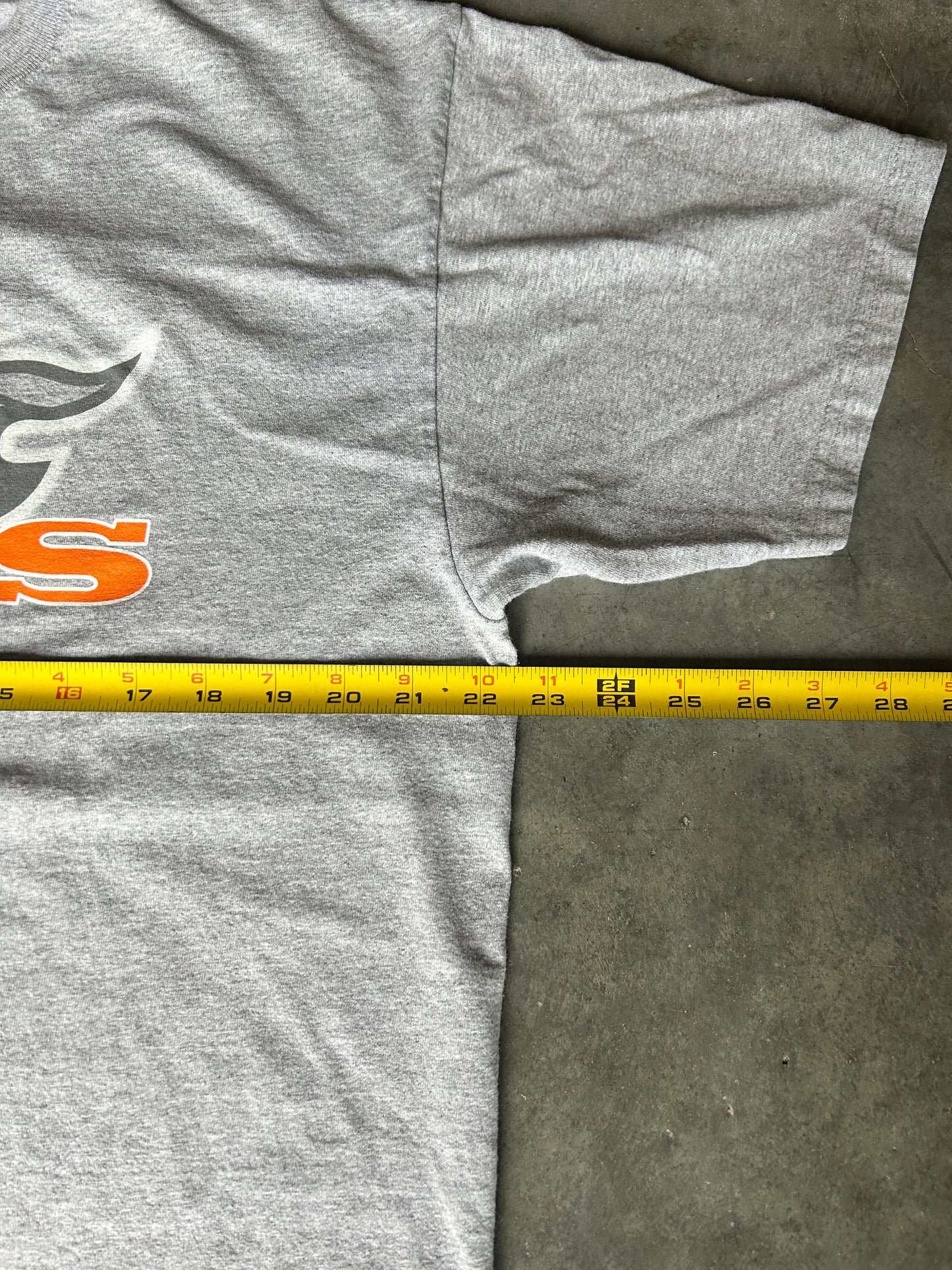 Grey Phoenix Suns Flame Logo Tee (XL)