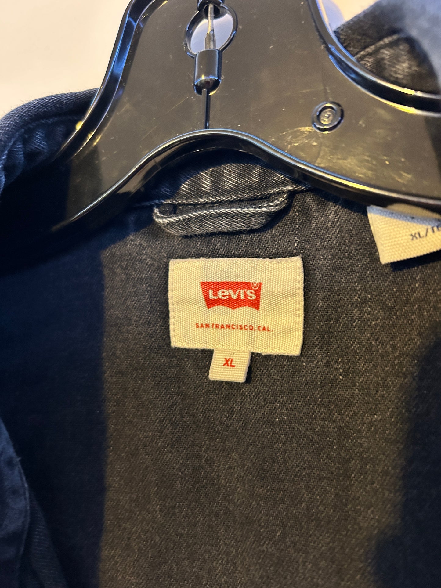 Faded Levi’s Snap Button Denim Shirt (XL)