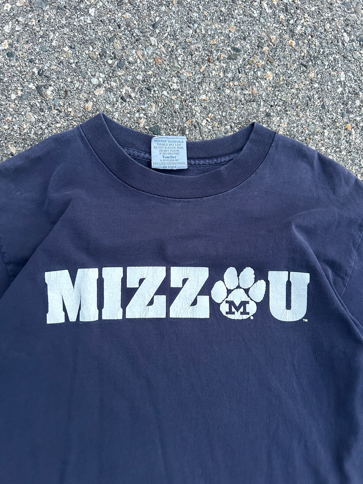 Vintage Single Stitch Mizzou Graphic Tee (L)