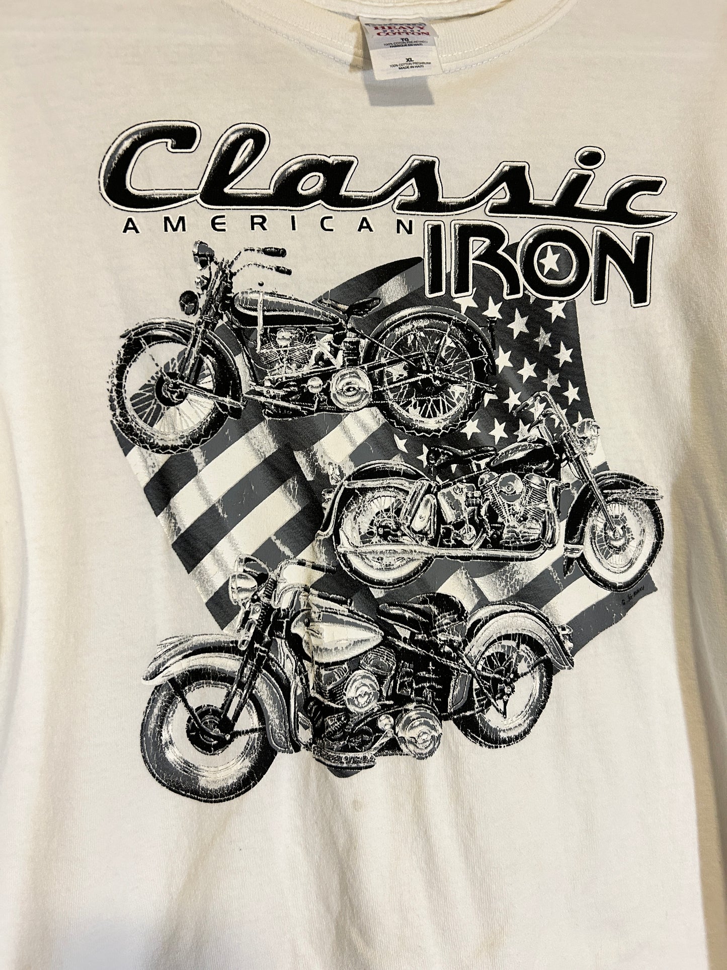 Vintage American Motorcycle Tee (XL)