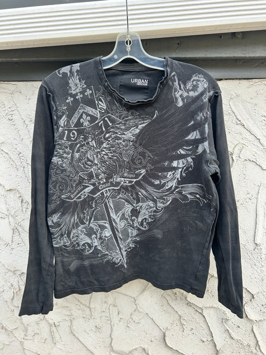 Y2K Urban Heritage Sword LS Shirt (M)