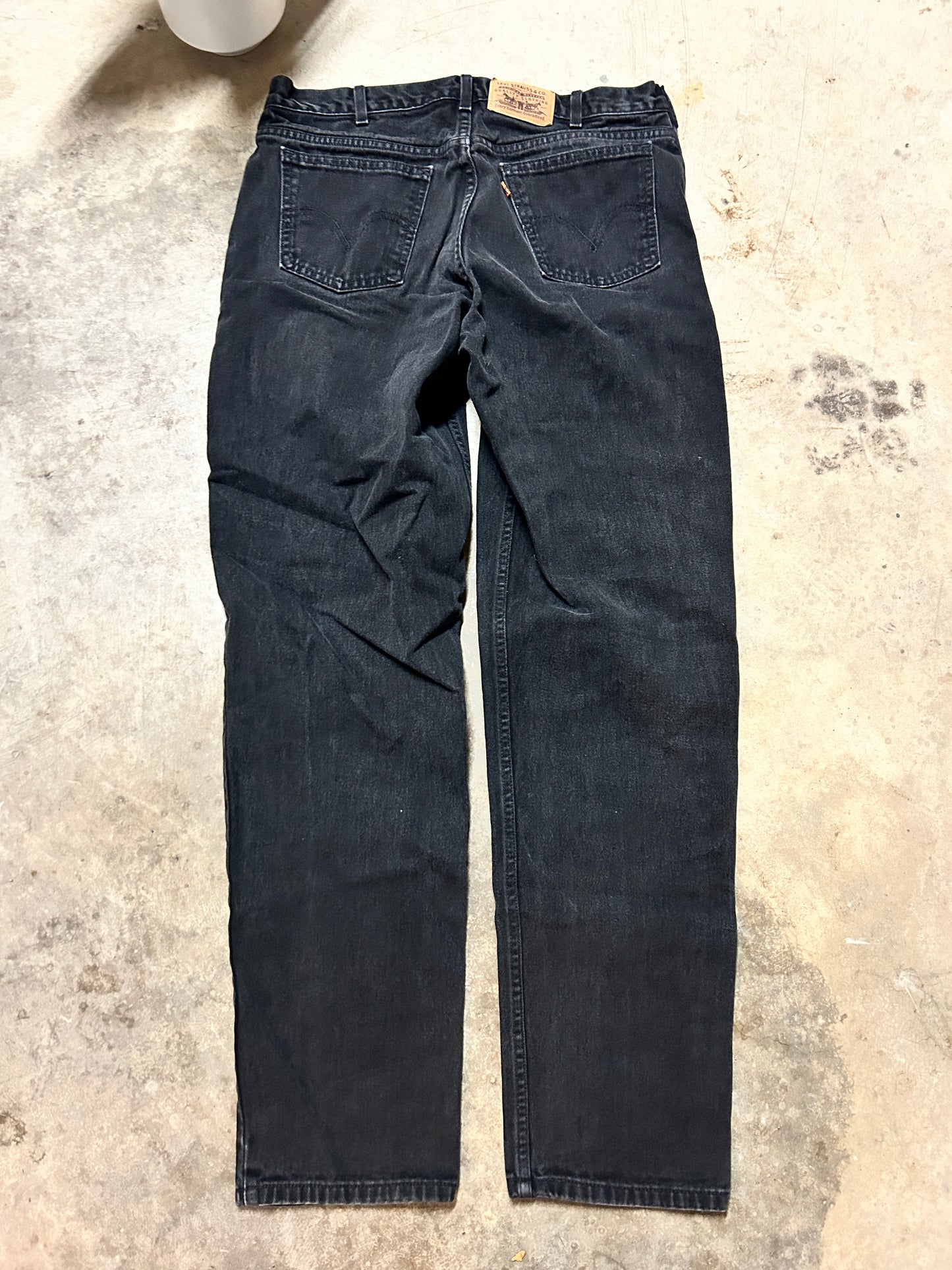 Vintage Levi’s Orange Tab Black Jeans (36x34)