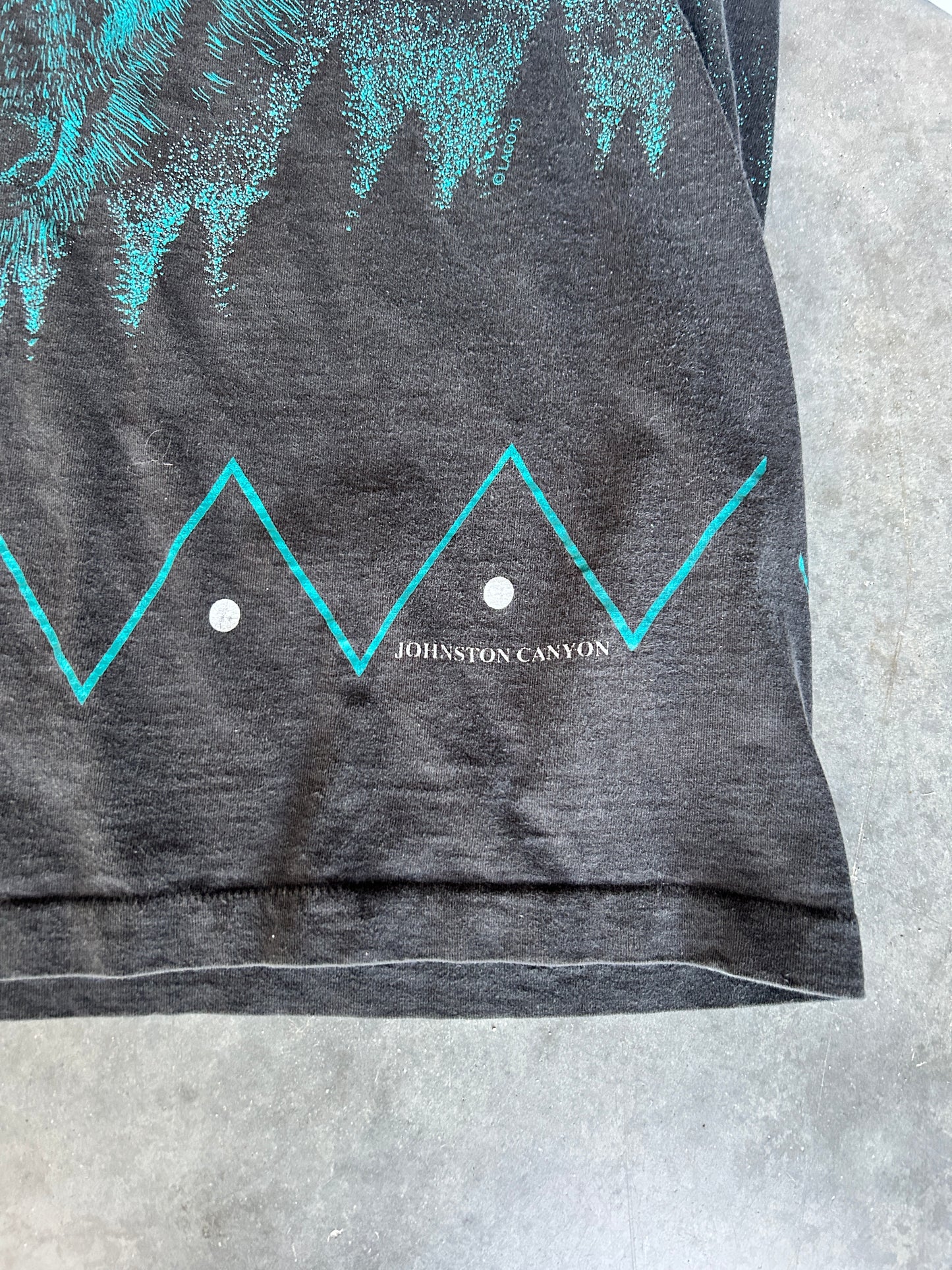 Vintage Johnston Canyon Wolf Treeline Tee (XL)