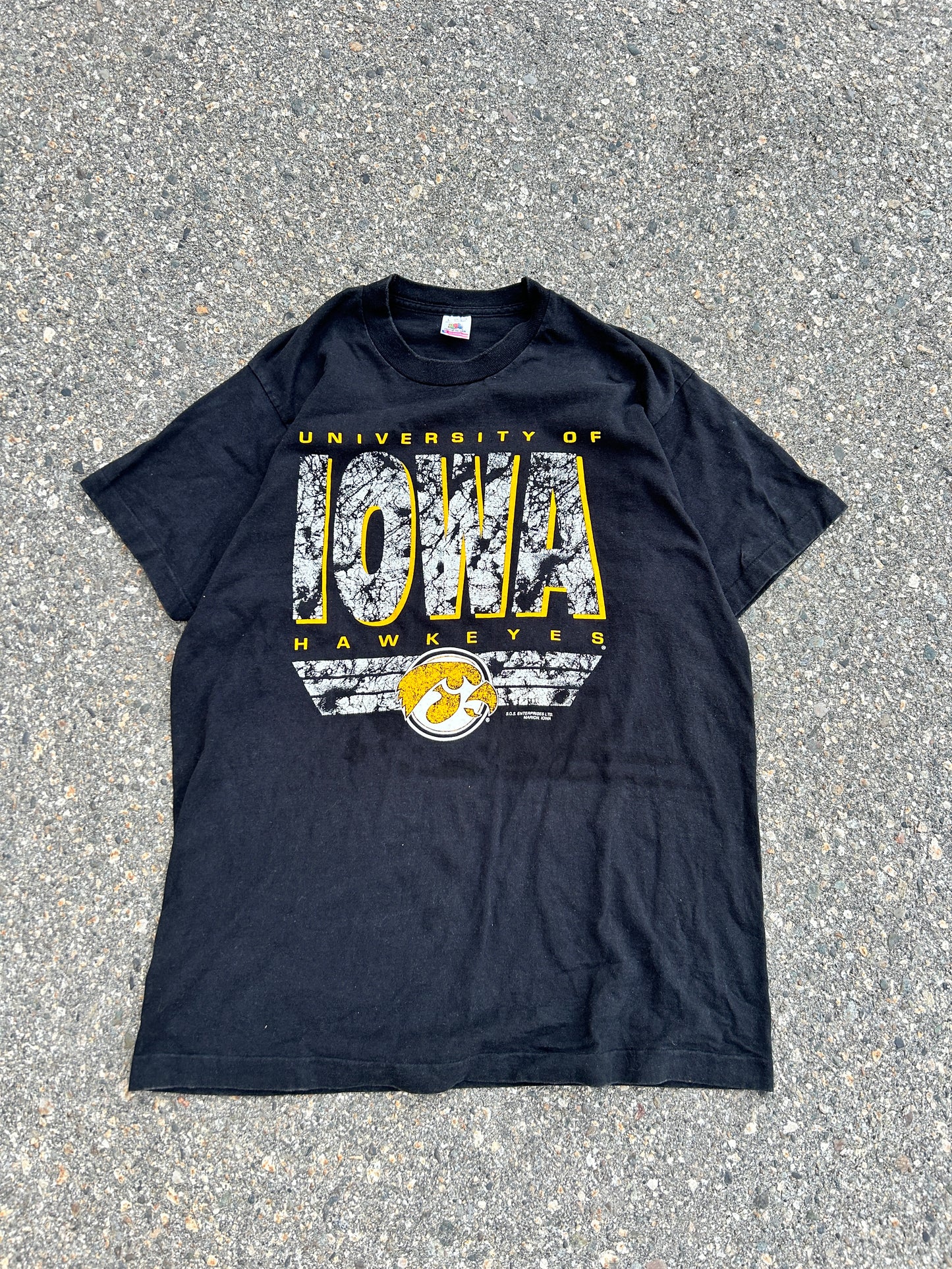 Vintage Single Stitch University Of Iowa Hawkeyes Tee (XL)