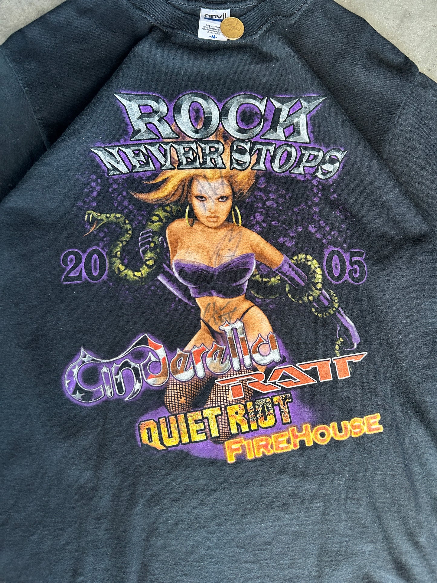 2005 Rock Never Stops Festival Tee (M)