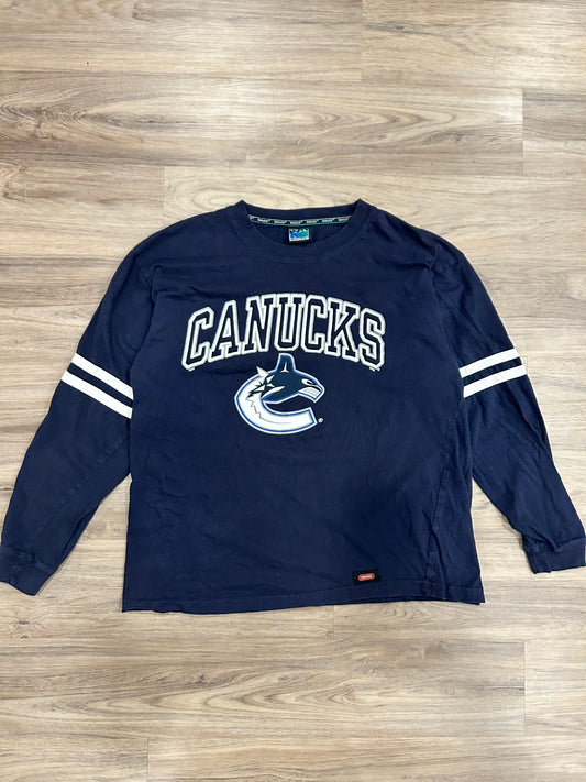 Vintage Waves Canucks LS Shirt (fits L)