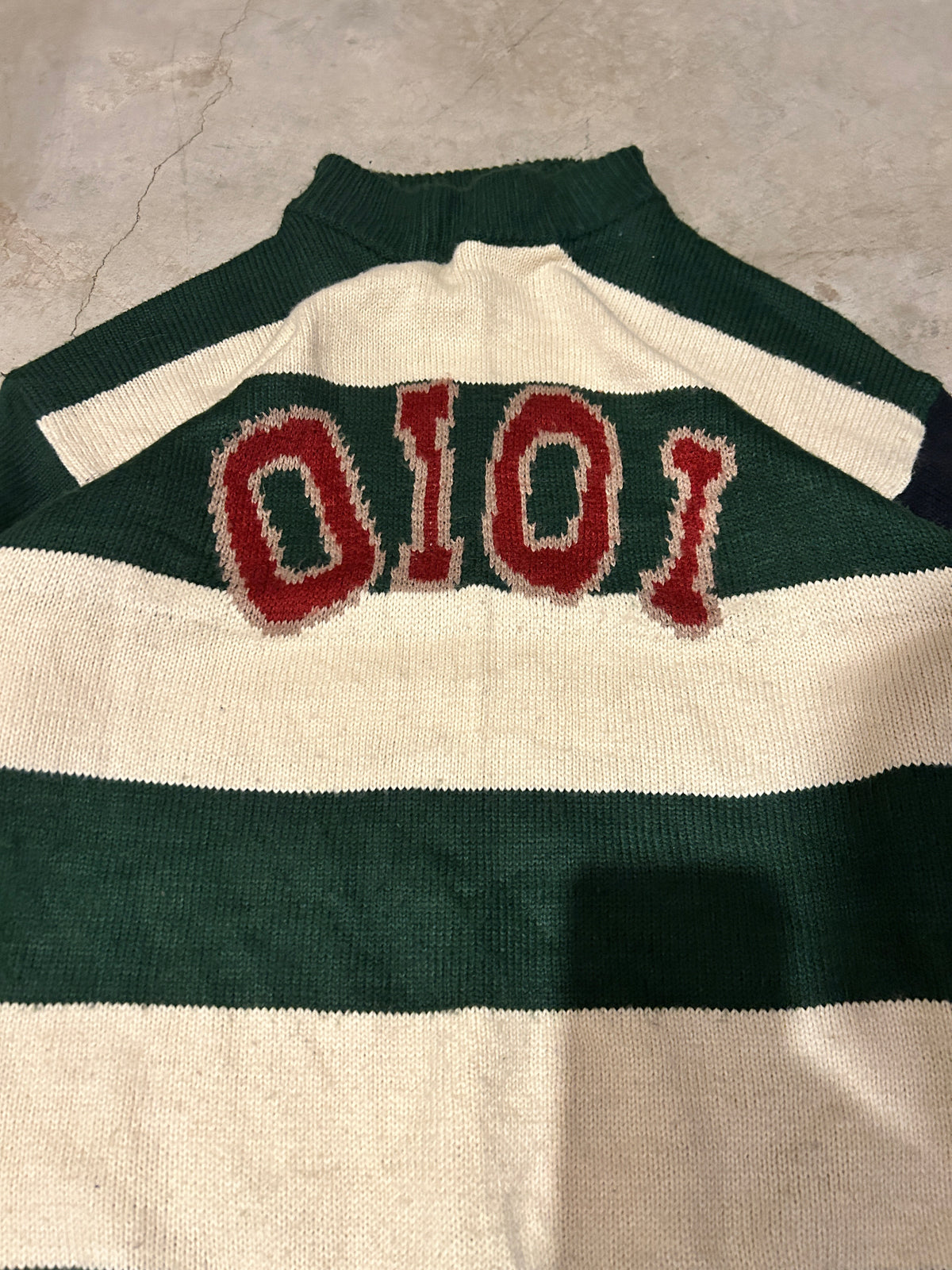 OI OI Striped Knit Sweater (M)