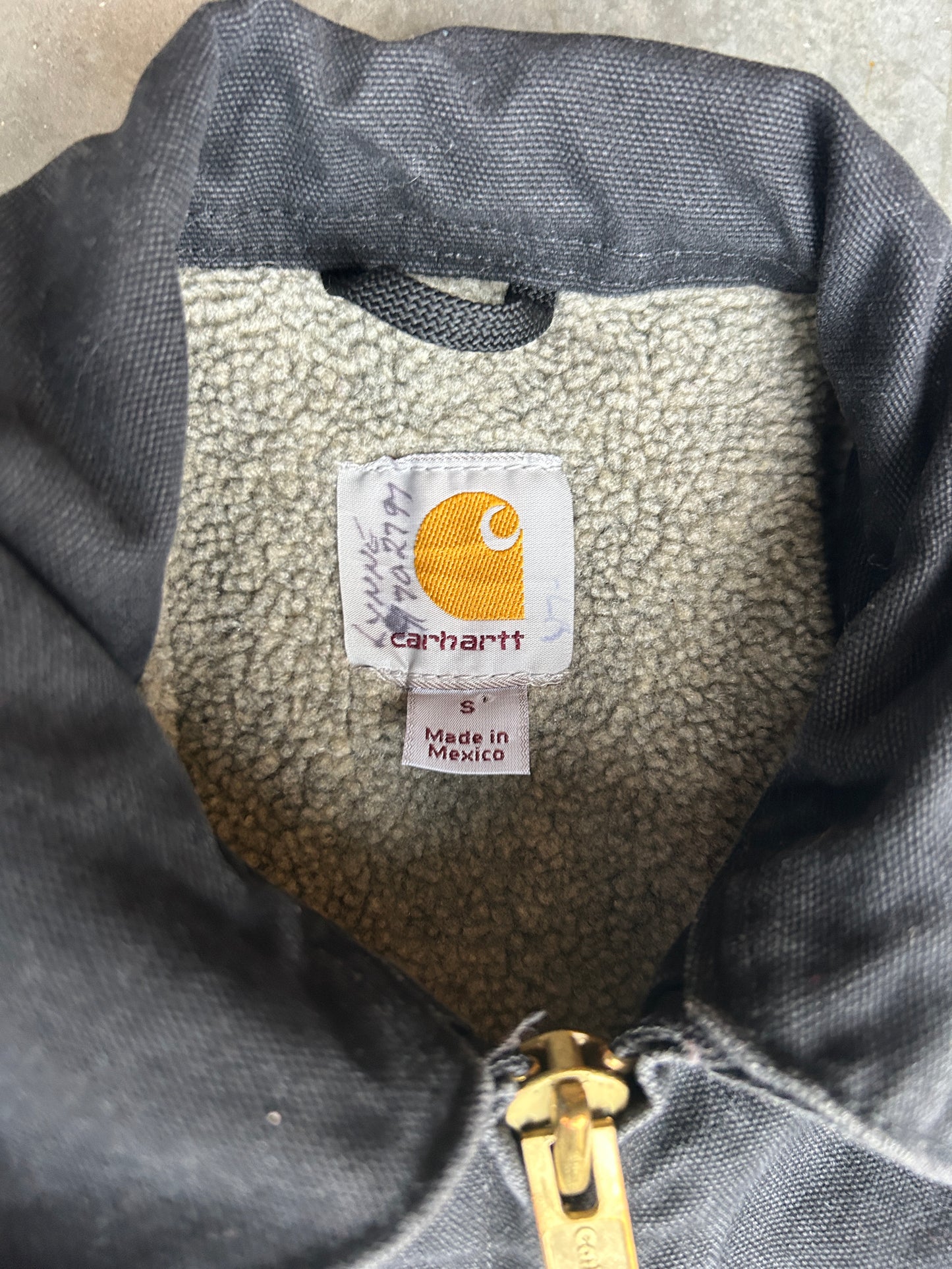 Black Carhartt Fur Lined Arctic Jacket (S)