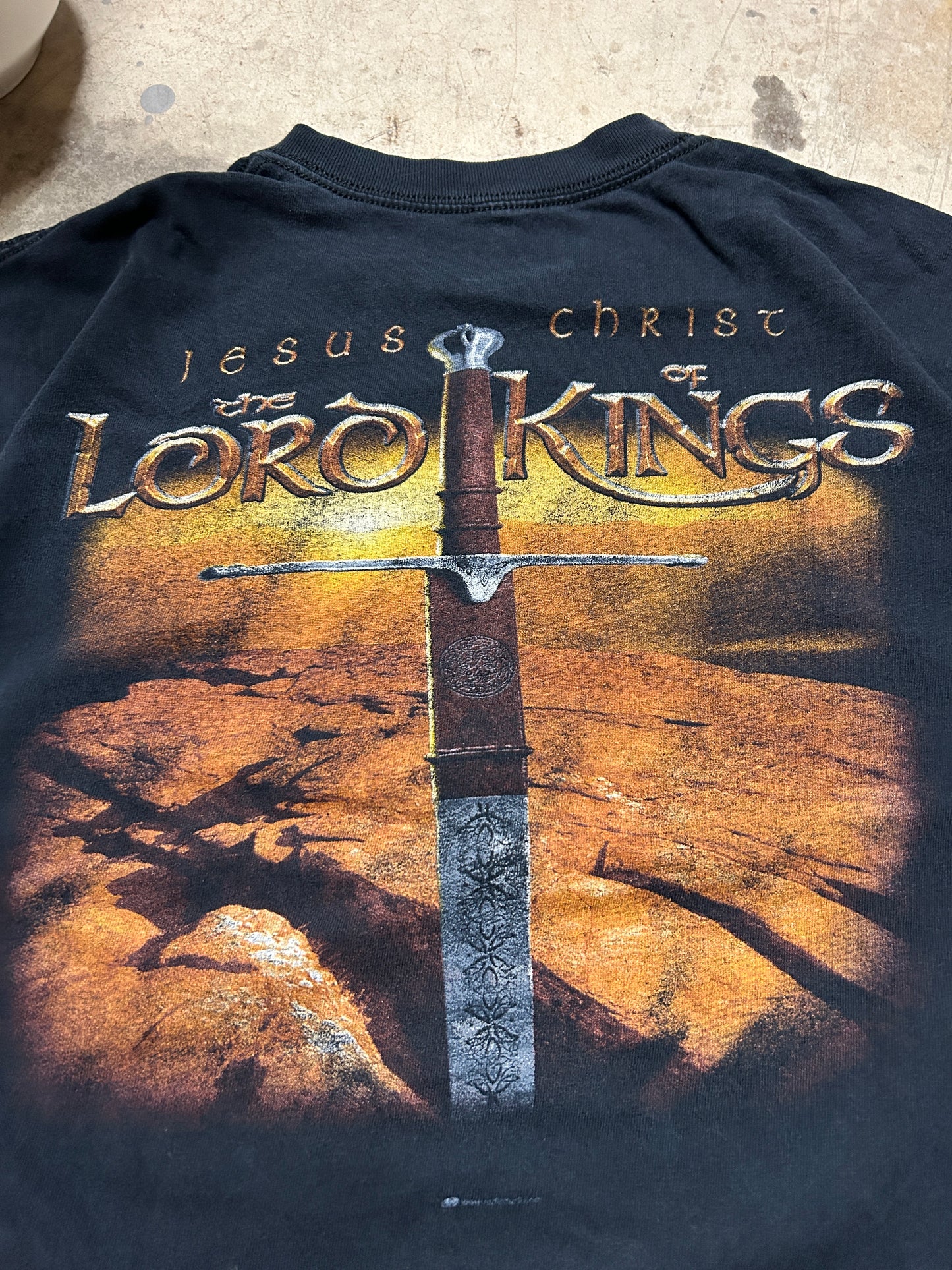 Vintage Jesus Lord of The Rings Parody Tee (M)