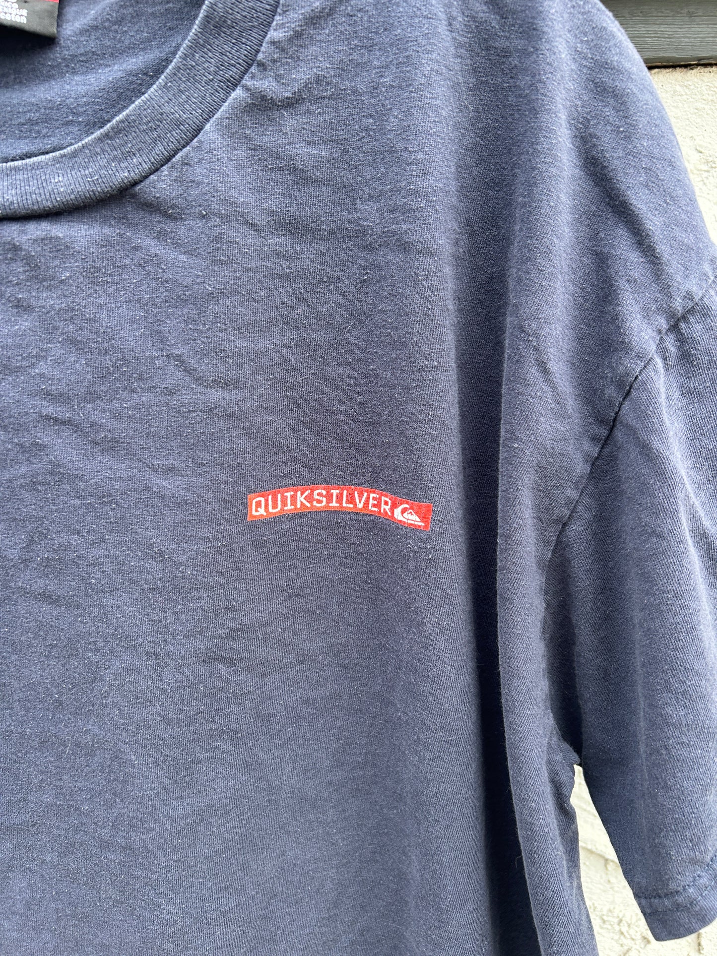 Vintage Quicksilver Navy Surf Tee (XL)