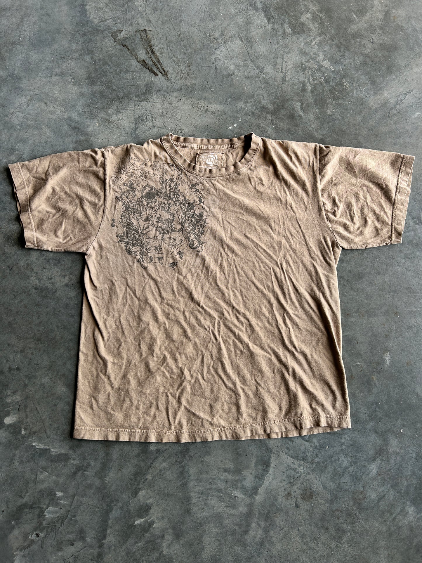 Y2K Beige Randy Tee (M)