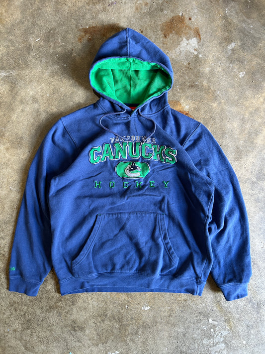 Blue Canucks Waffle Lined Hoodie (M)
