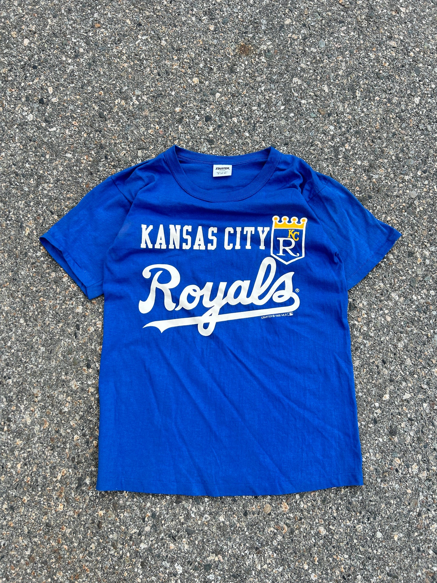 Vintage 1988 Single Stitch KC Royals Starter Tee (M)