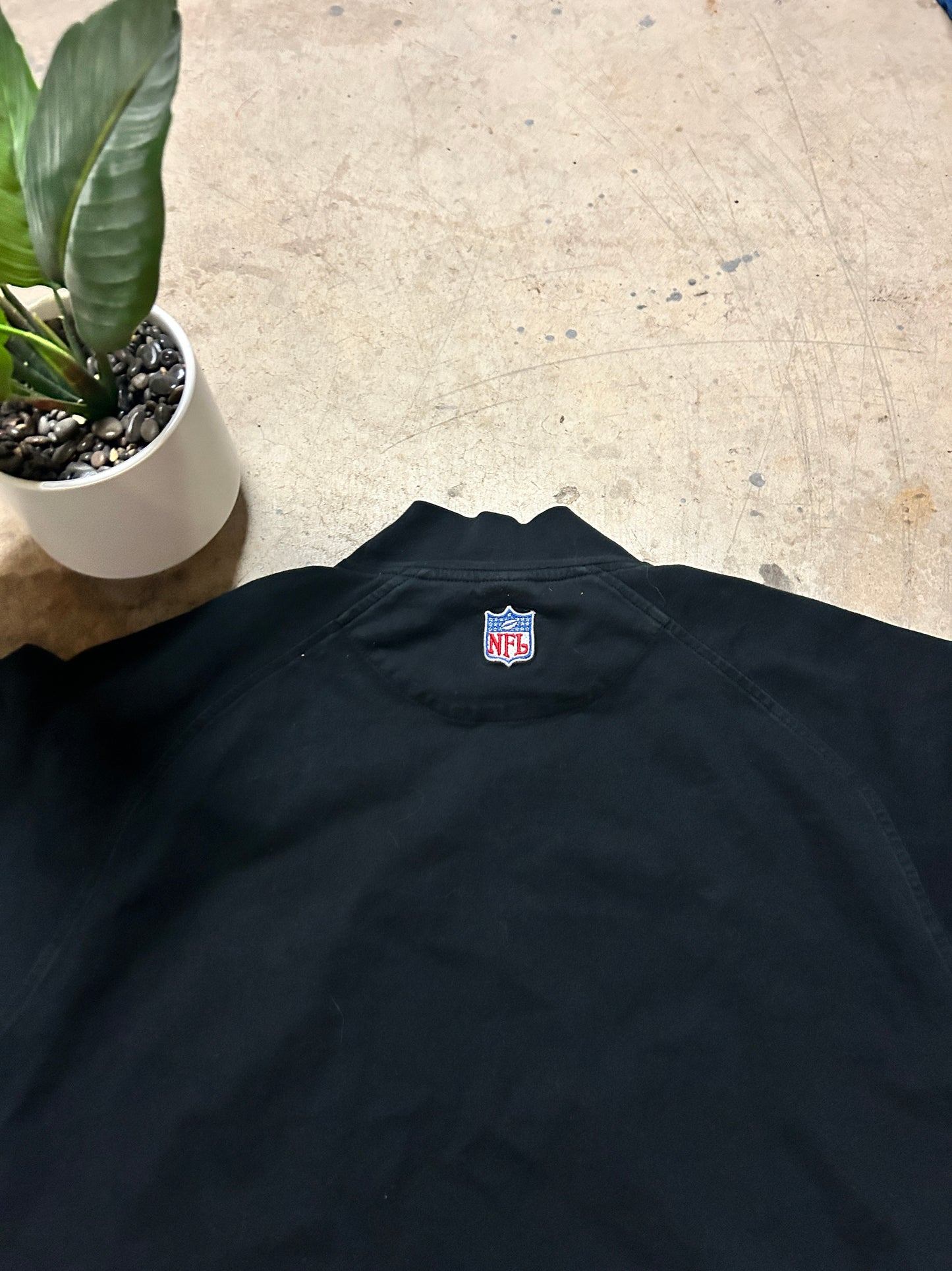 Vintage Reebok Oakland Raiders Mock Neck Tee (L)