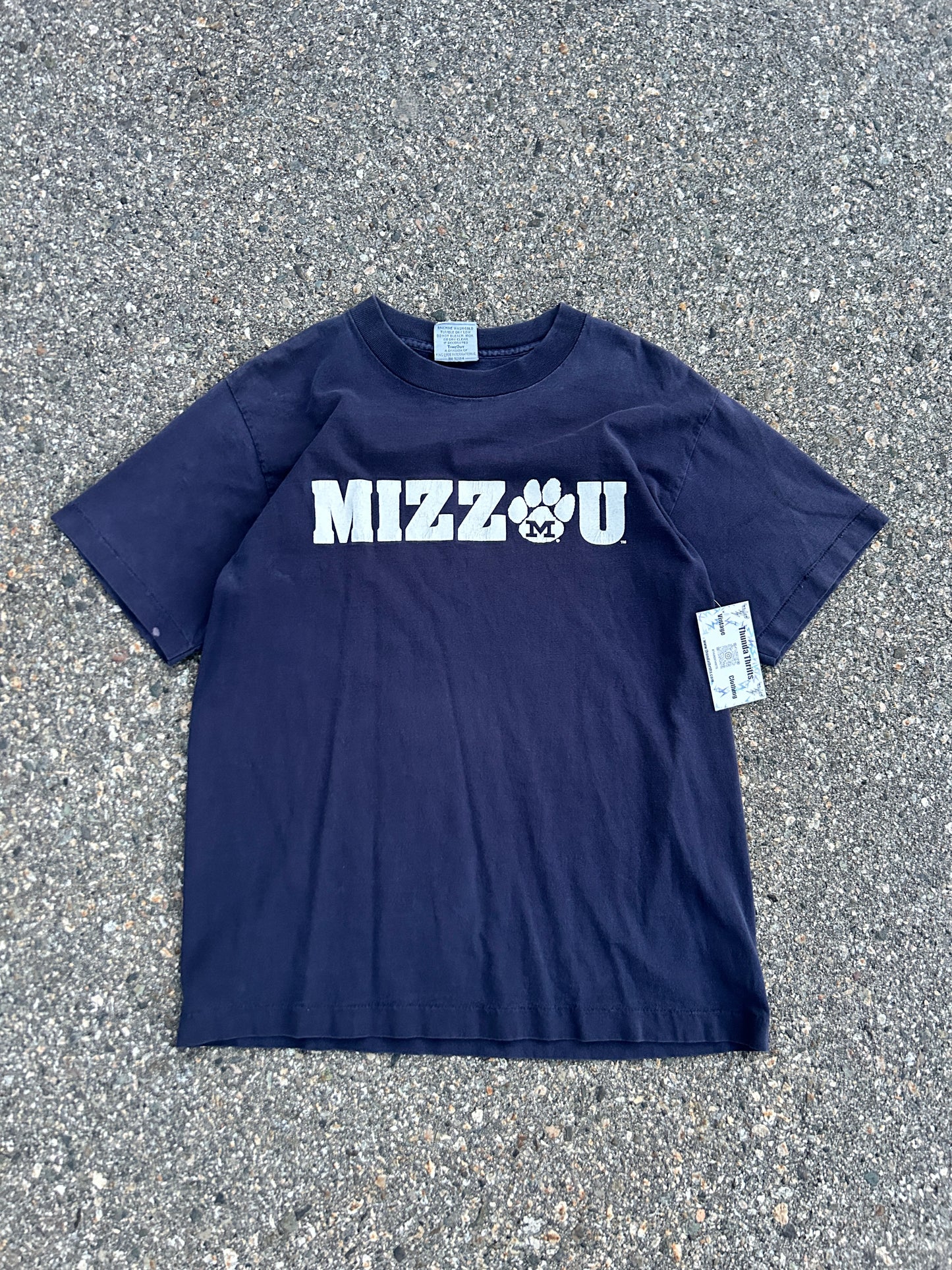 Vintage Single Stitch Mizzou Graphic Tee (L)