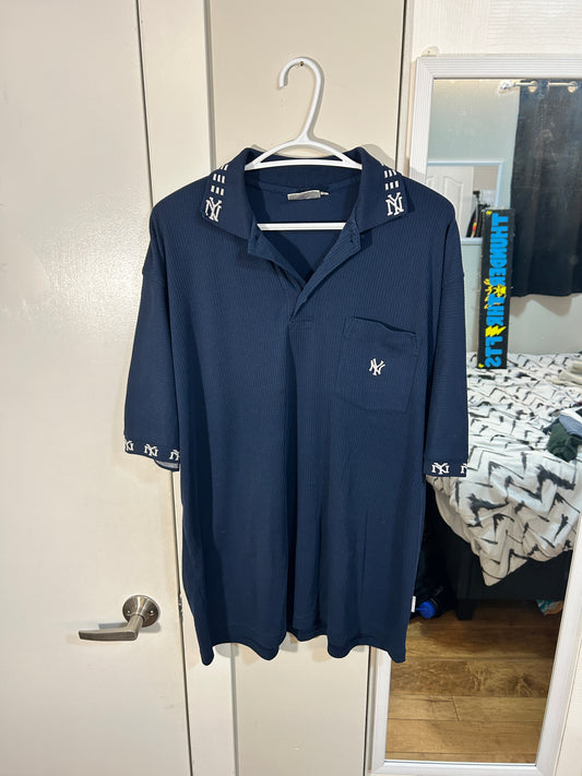 Vintage Yankees Polo Shirt (XL)