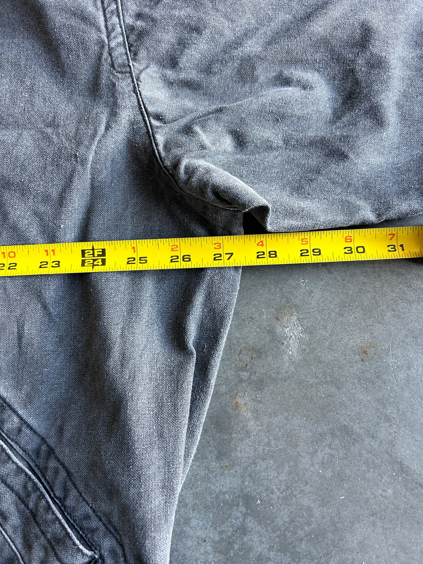 Vintage Misty Mountain Faded Charcoal Bomber Jacket (XL)