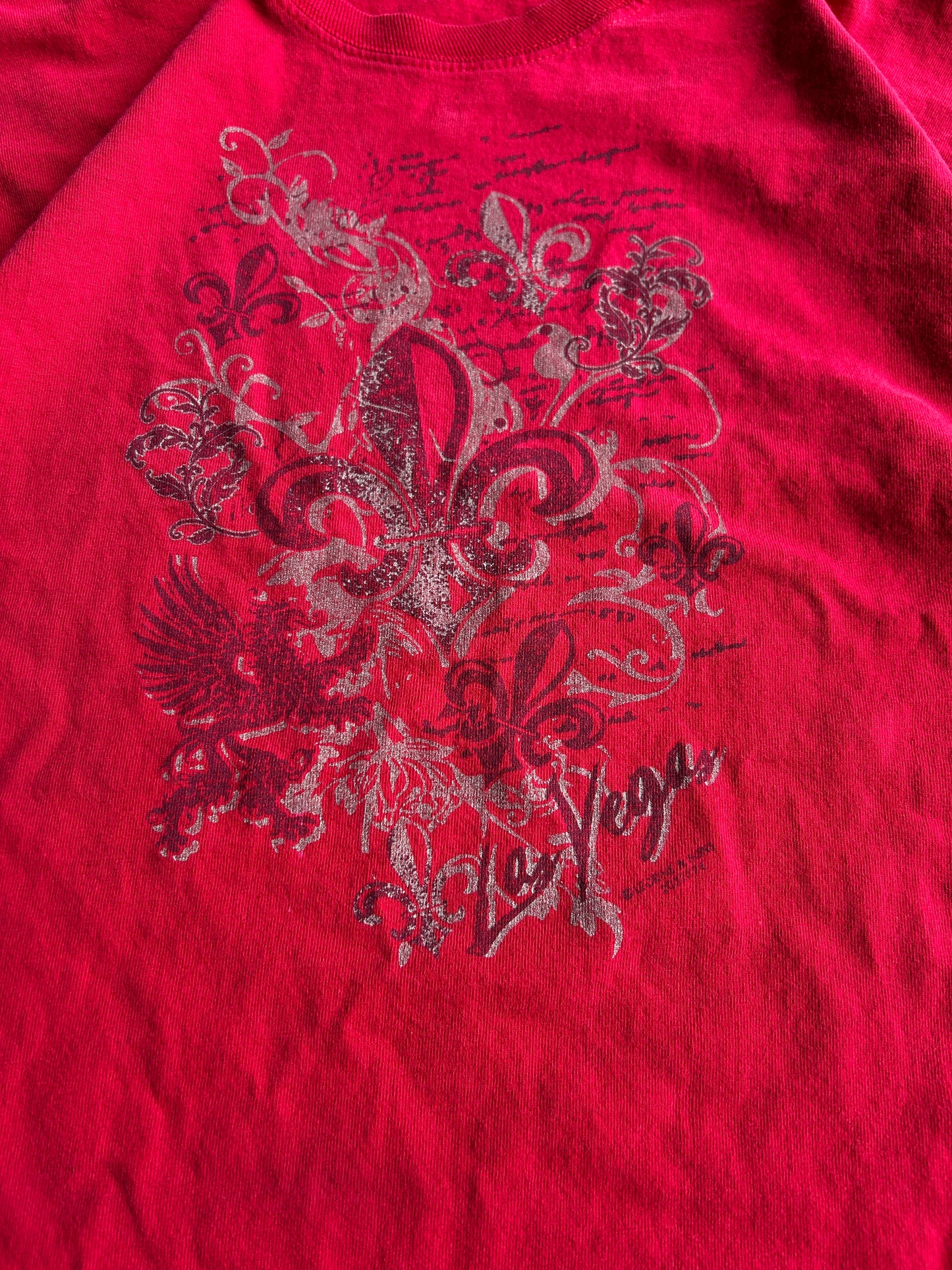 Y2K Red Las Vegas Saint Logo Tee (XL)
