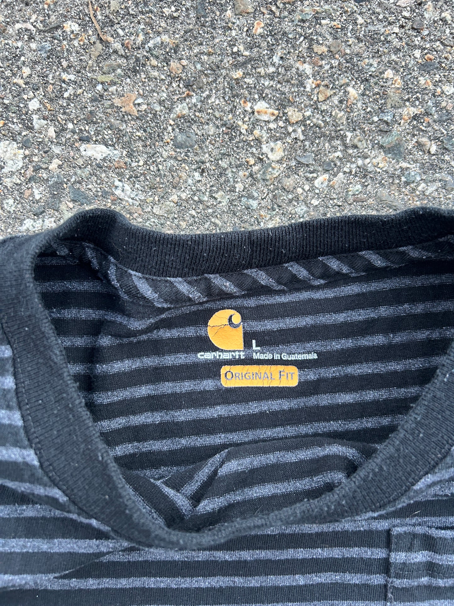 Carhartt Striped Pocket Tee (XL)