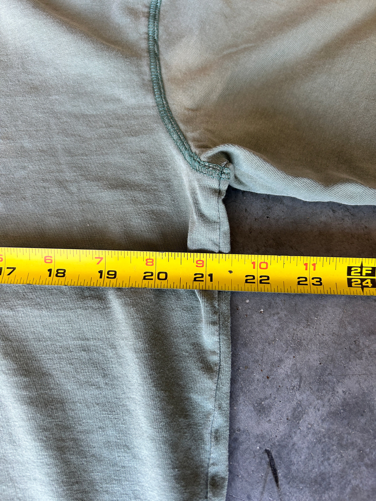 Dickies Faded Green Contrast Stitch Tee (XL)
