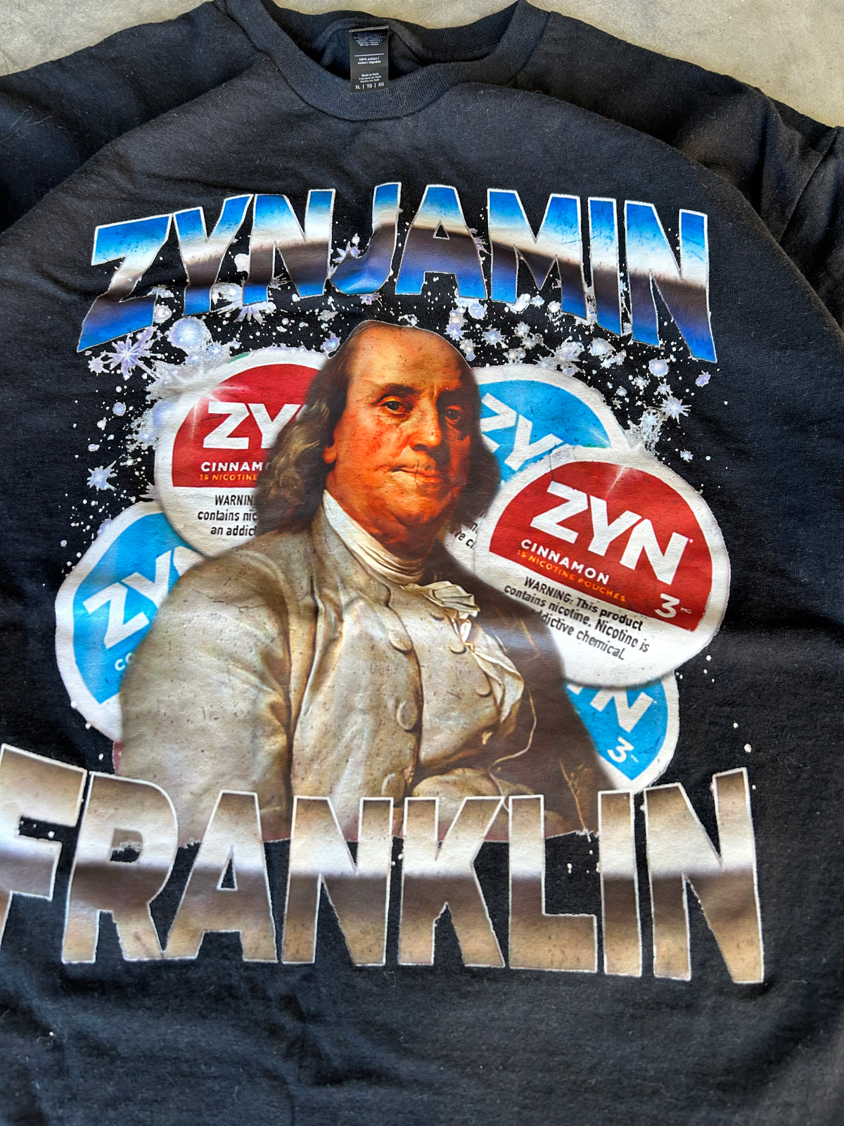 Zynjamin Franklin Humour Rap Tee (XL)