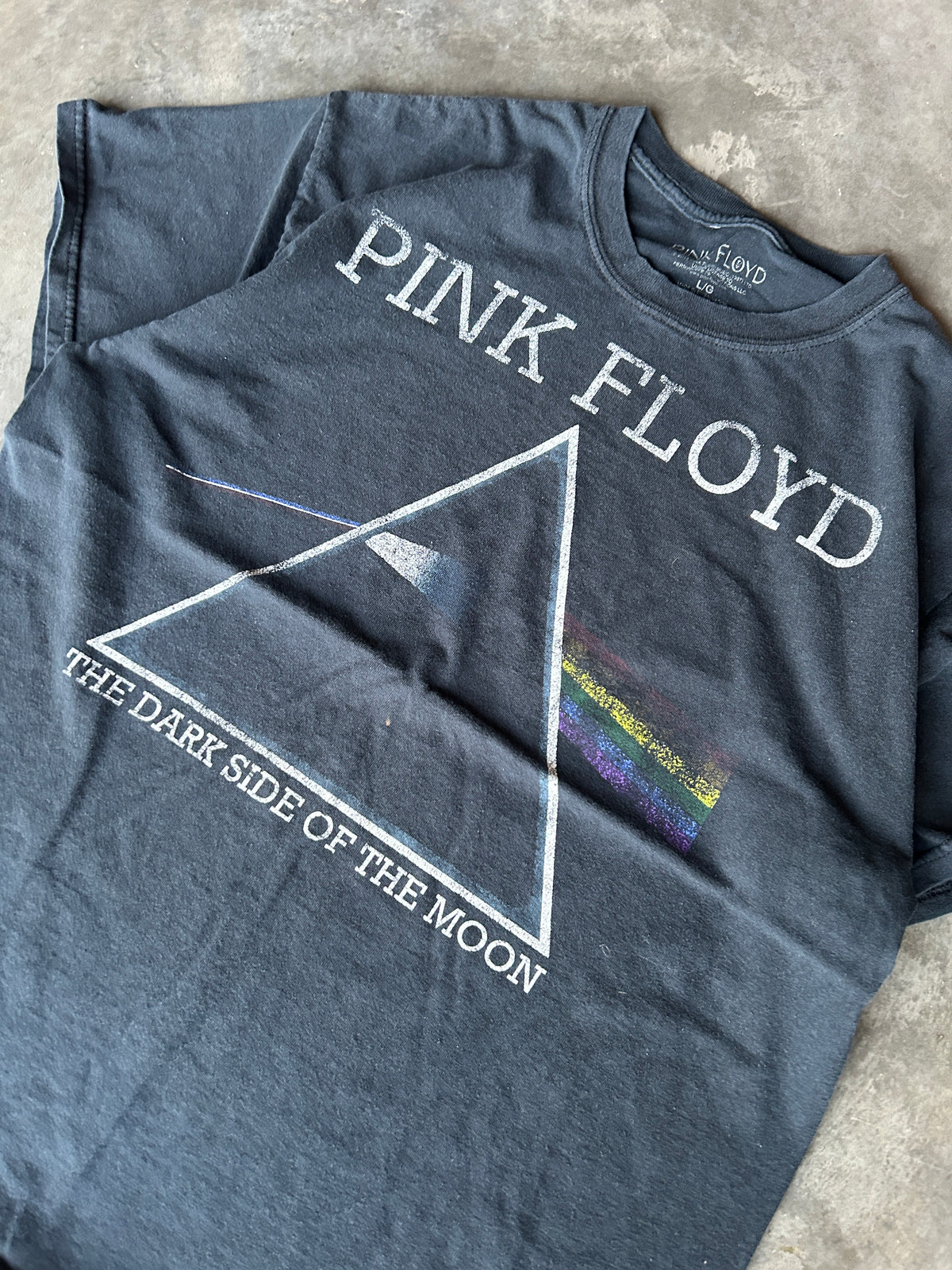 Pink Floyd Dark Side of the Moon Big Graphic Tee (L)