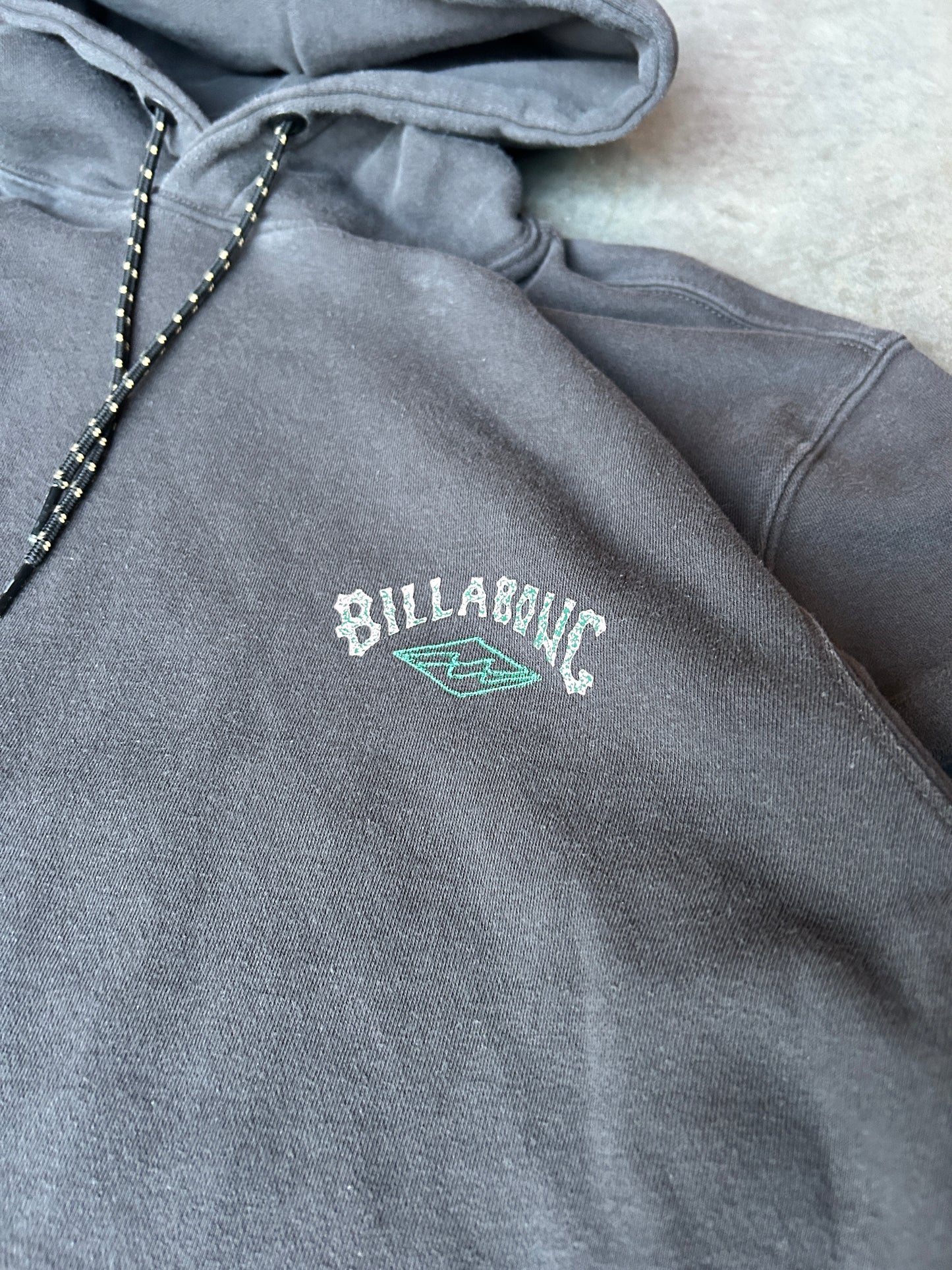Black Billabong Adventure Division Cinch Hoodie (S/M)