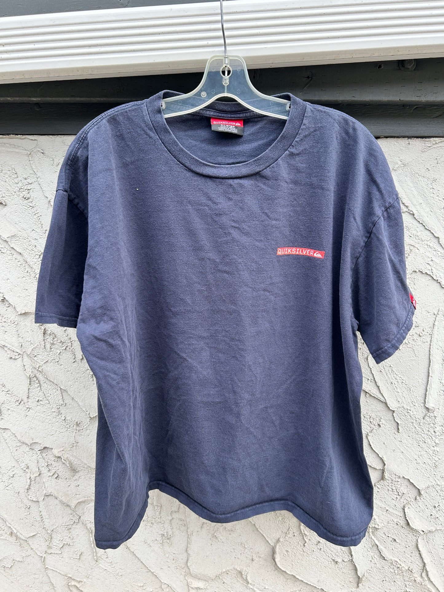 Vintage Quicksilver Navy Surf Tee (XL)
