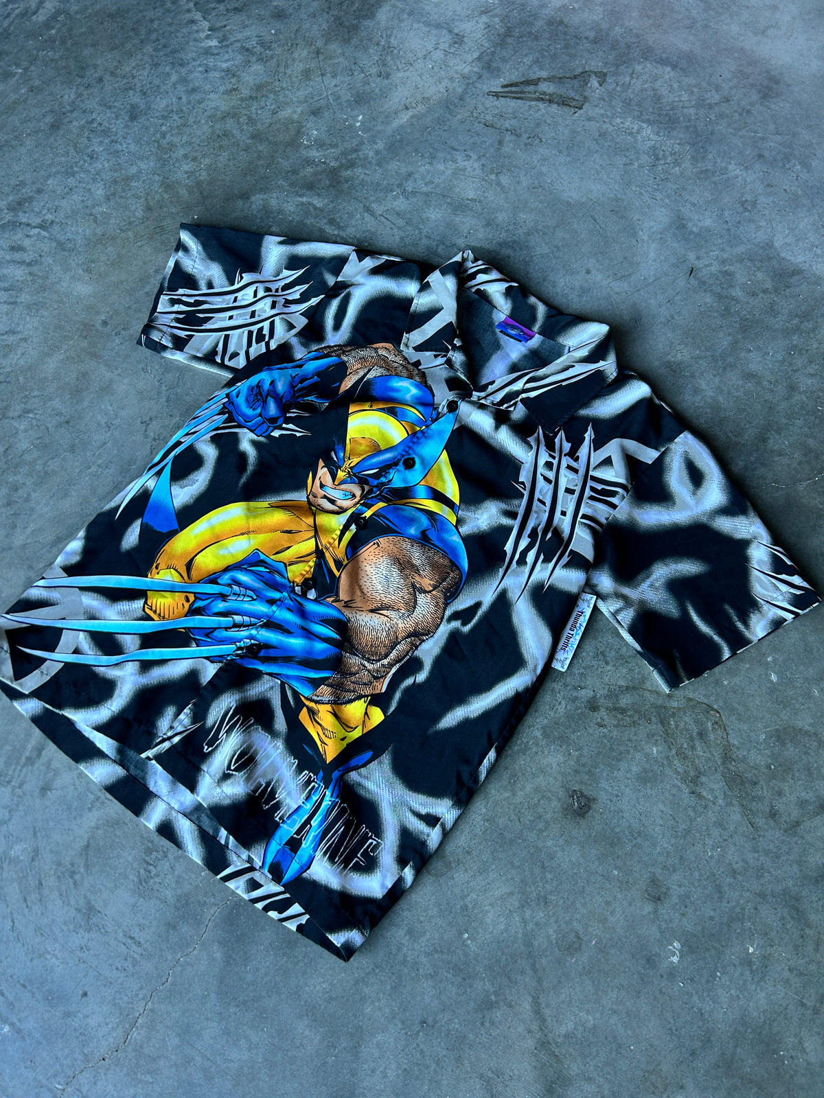 2002 Wolverine AOP Button Up (S)