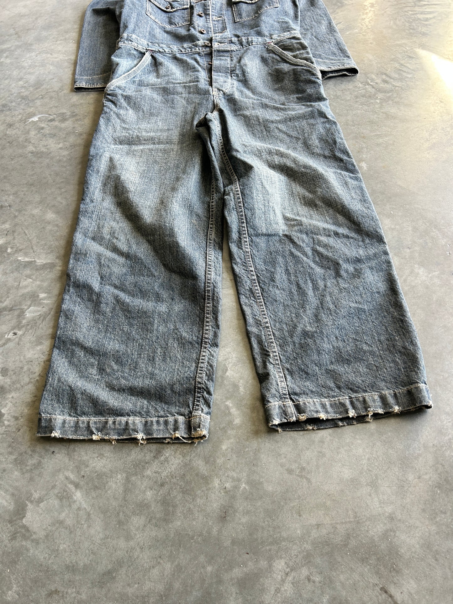 Vintage Von Dutch Denim Jumpsuit (M)