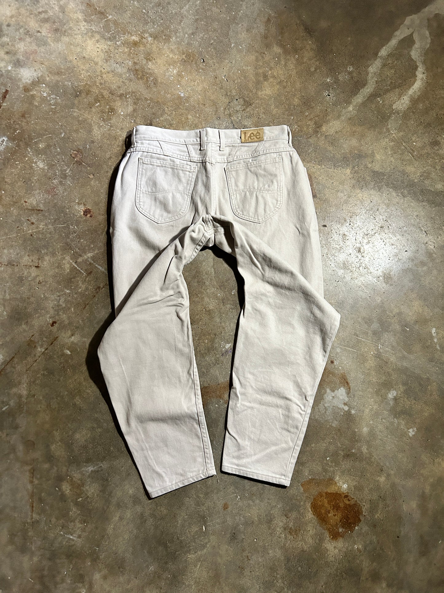 Vintage Lee Beige Jeans (36x32)