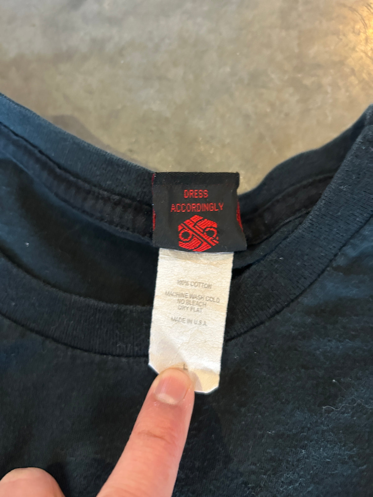 Vintage The Strokes Gold Logo Tee (M)