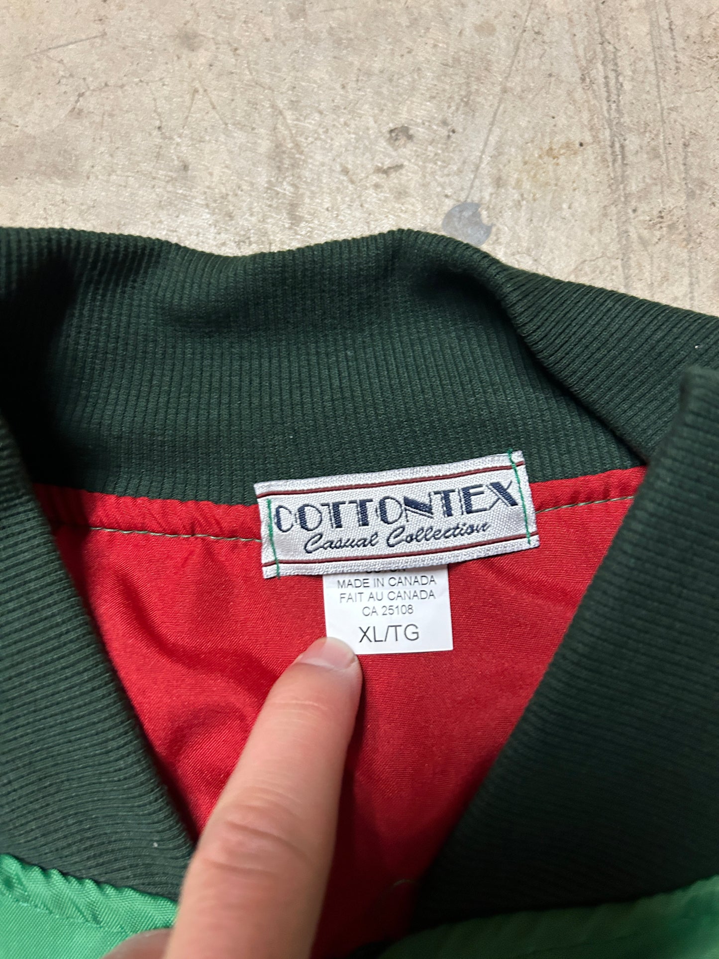 Vintage Red Lined Heineken Jacket (XL)