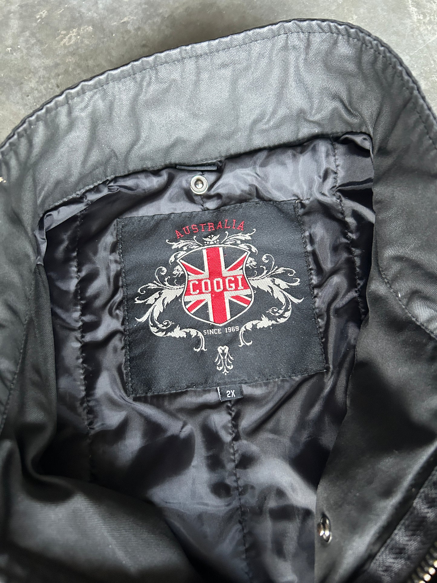 Black COOGI Bomber Jacket (2XL)