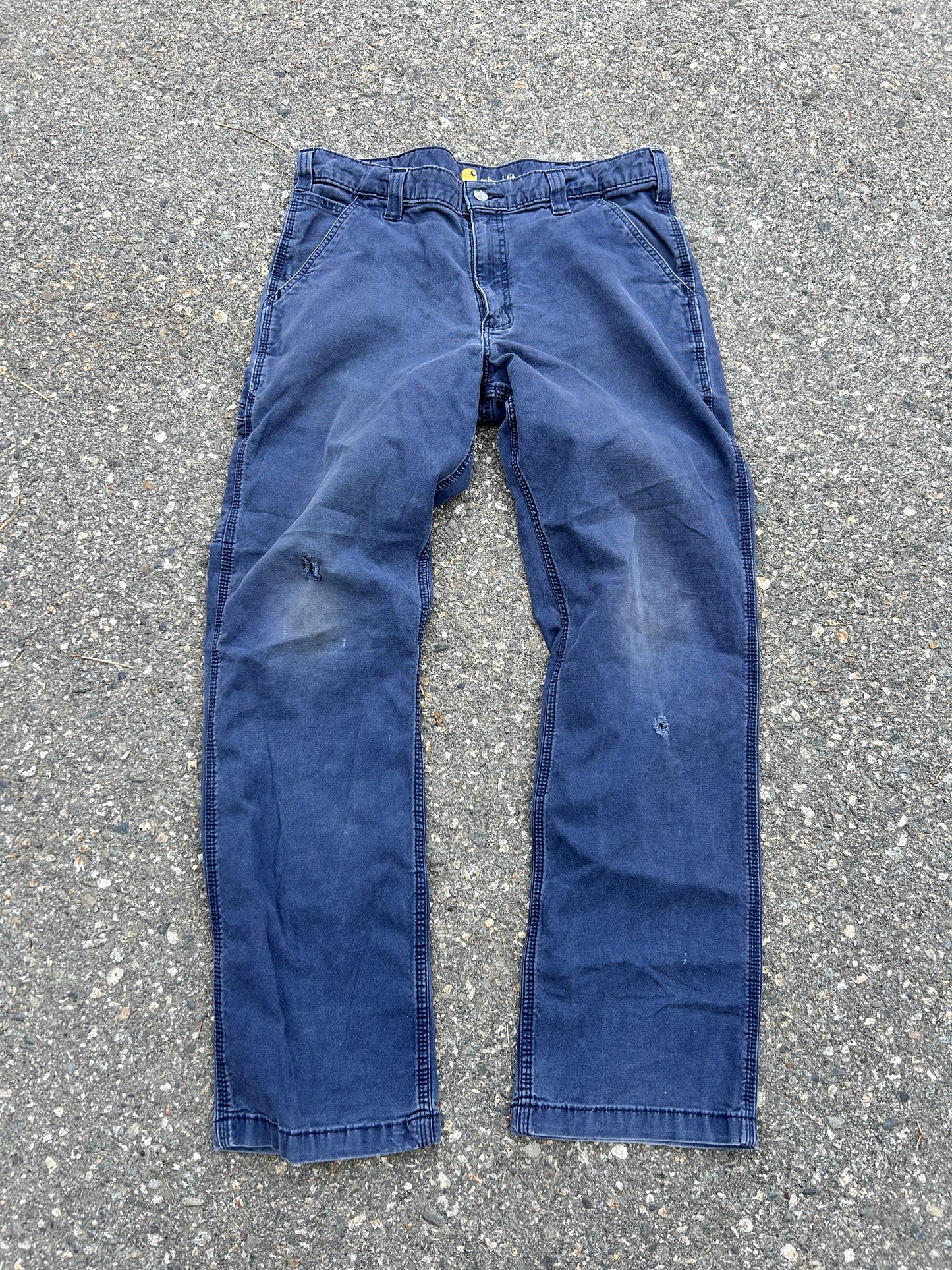 Faded Blue Carhartt Dungarees (34x32)