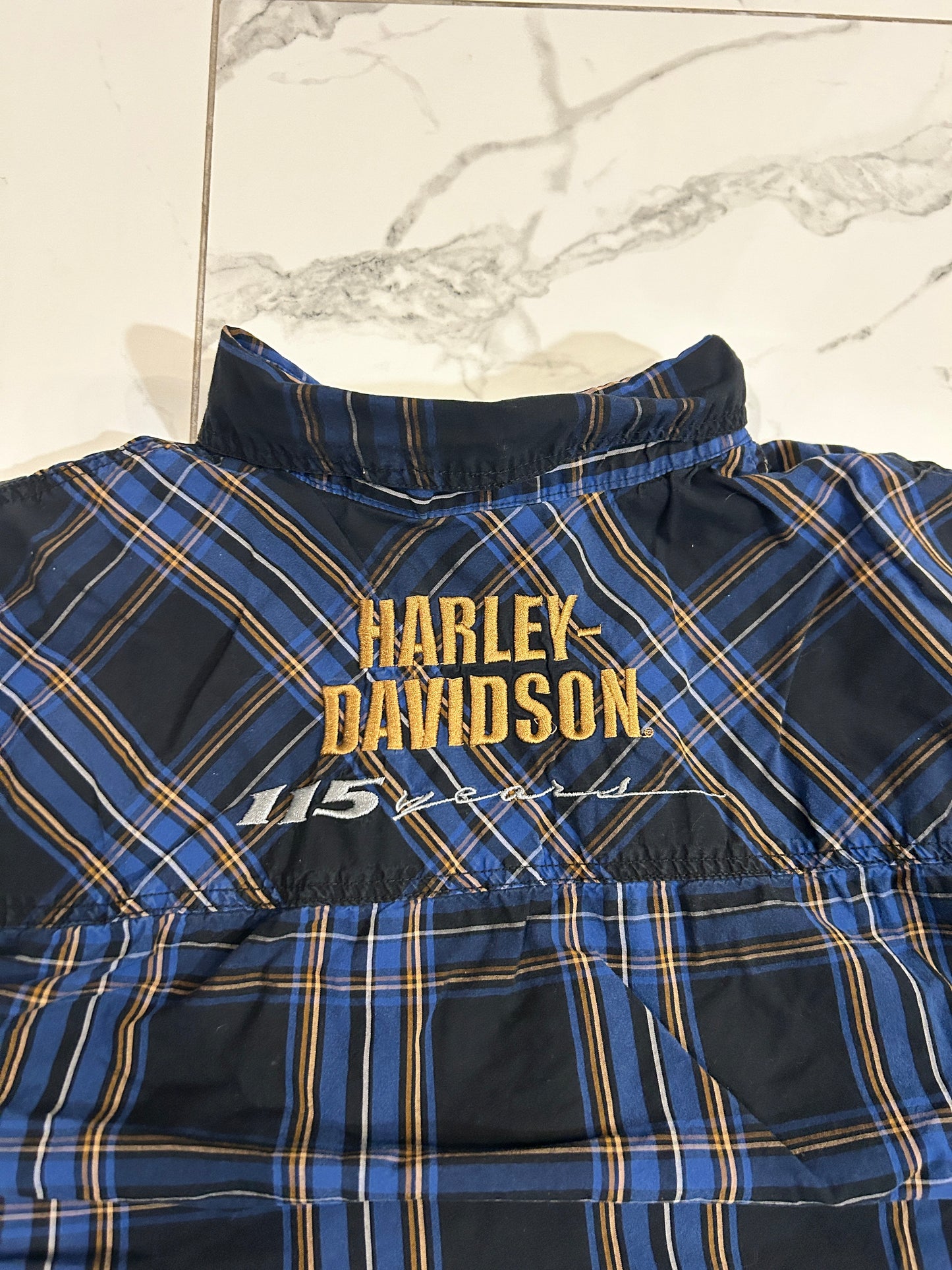 Harley 115th Anniversary Button Up Shirt (XL)