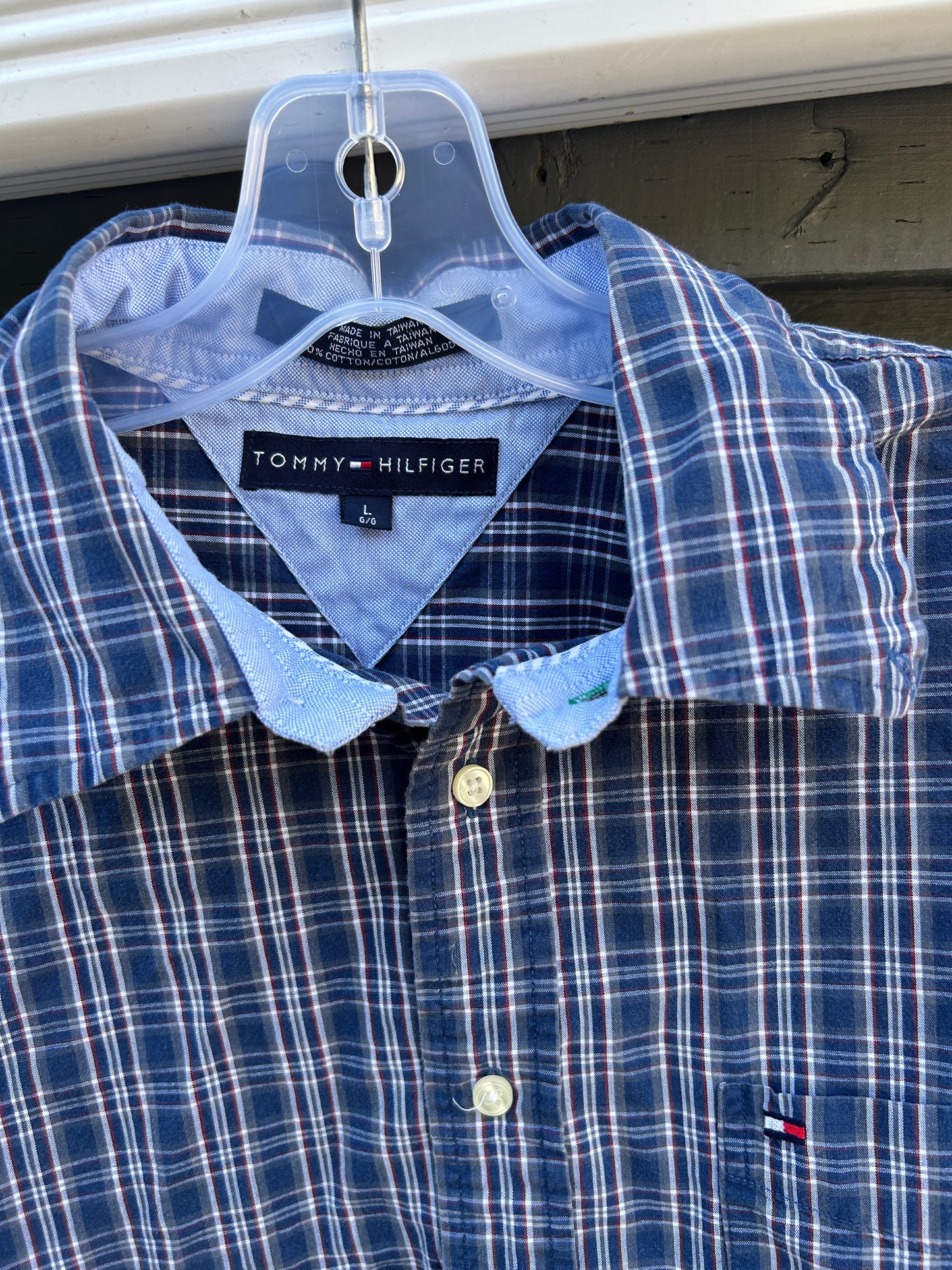 Cropped Tommy Hilfiger Button Up LS (L)