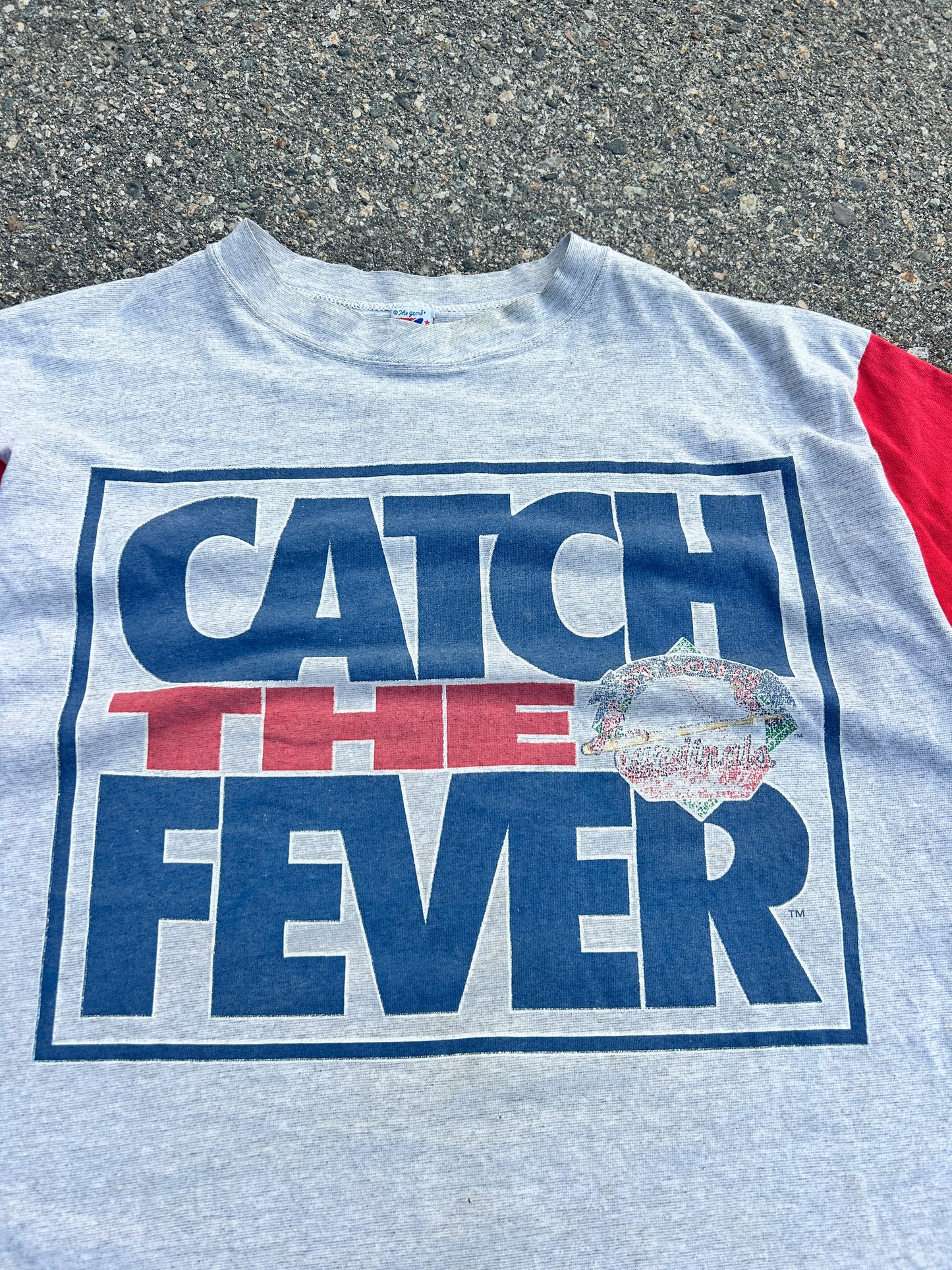 Vintage Single Stitch “Catch The Fever” Cardinals Tee (XL)