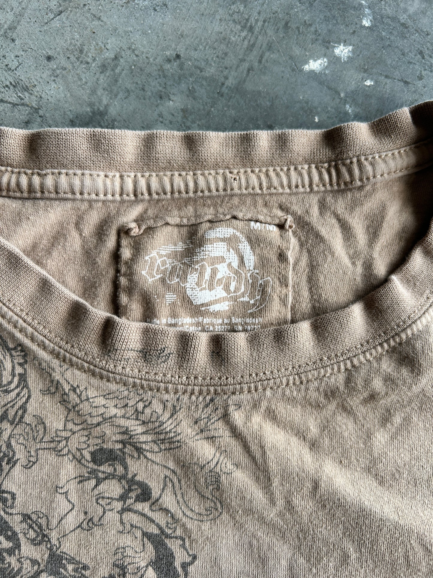 Y2K Beige Randy Tee (M)