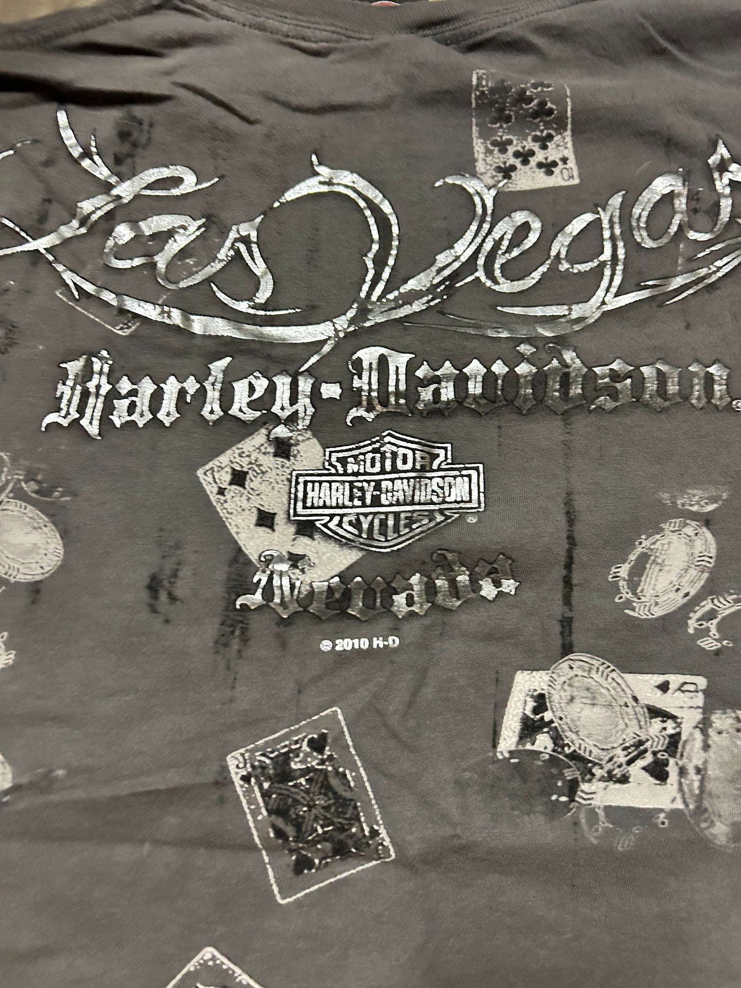 Harley Davidson Vegas Metallic Tee (L)