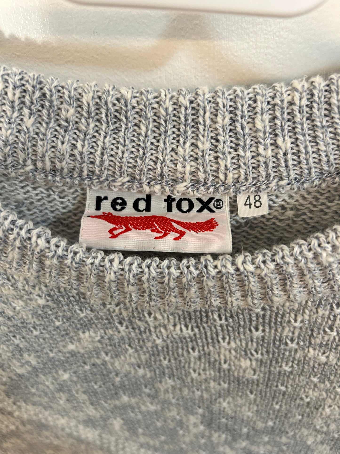 Red Fox Knit Sweater (M)